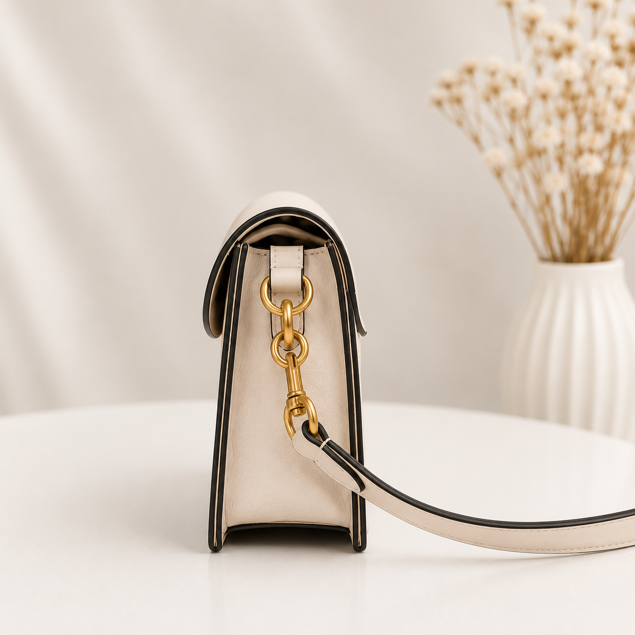 Coach Tabby 26 Leather 2-Way Crossbody & Shoulder Bag White F73995