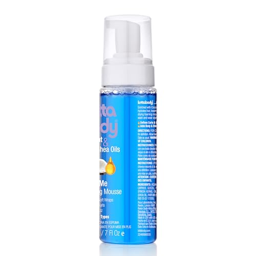 Lottabody Coconut & Shea Wrap Me Foaming Mousse – Hair Styling Foam 7 oz