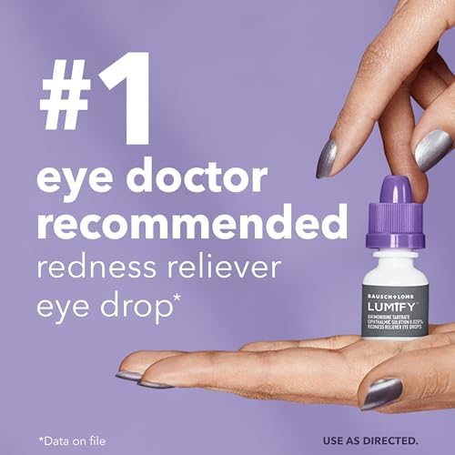 Lumify Redness Relief Eye Drops – Whiter & Brighter Looking Eyes 0.08 oz