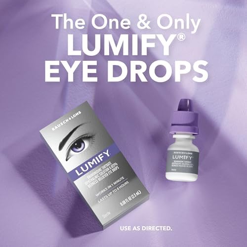 Lumify Redness Relief Eye Drops – Whiter & Brighter Looking Eyes 0.08 oz