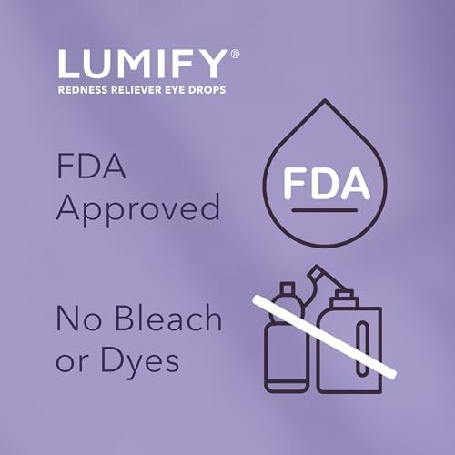 Lumify Redness Relief Eye Drops – Whiter & Brighter Looking Eyes 0.08 oz