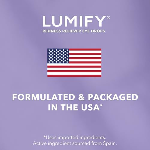 Lumify Redness Relief Eye Drops – Whiter & Brighter Looking Eyes 0.08 oz