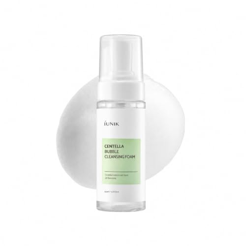 iUNIK Centella Bubble Cleansing Foam – Tea Tree Pore Care Facial Cleanser 5.07 fl oz