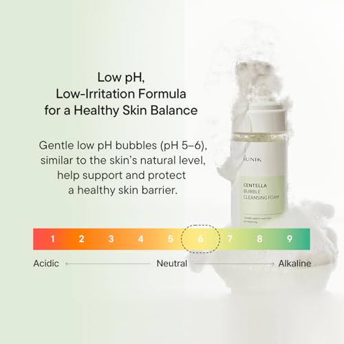 iUNIK Centella Bubble Cleansing Foam – Tea Tree Pore Care Facial Cleanser 5.07 fl oz
