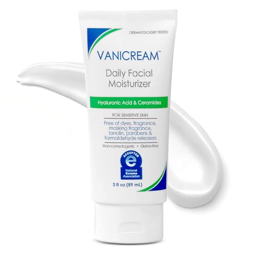 Vanicream Daily Facial Moisturizer – Lightweight & Non-Greasy Face Cream 3 fl oz