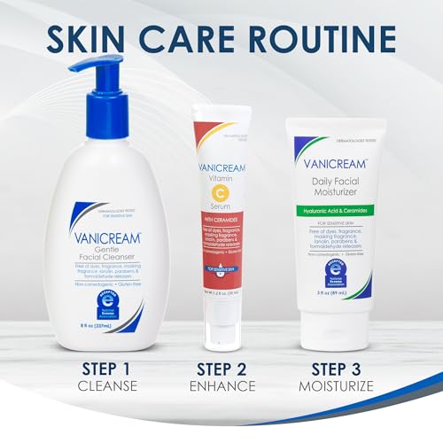 Vanicream Daily Facial Moisturizer – Lightweight & Non-Greasy Face Cream 3 fl oz