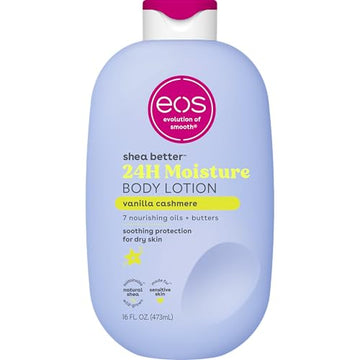 eos Shea Better Body Lotion Vanilla Cashmere – 24-Hour Moisture 16 fl oz