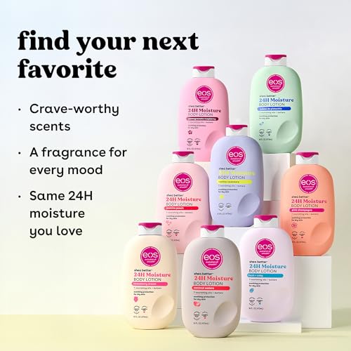 eos Shea Better Body Lotion Vanilla Cashmere – 24-Hour Moisture 16 fl oz