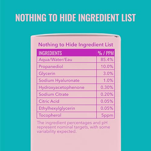 Good Molecules Hyaluronic Acid Serum – Hydrating Face Serum 1 fl oz