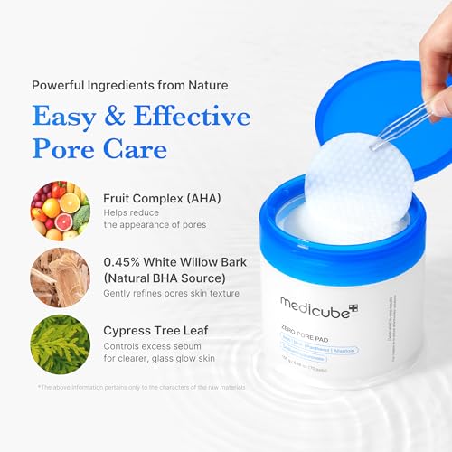 Medicube Zero Pore Pad 2.0 Toner Pads – Exfoliation & Pore Care