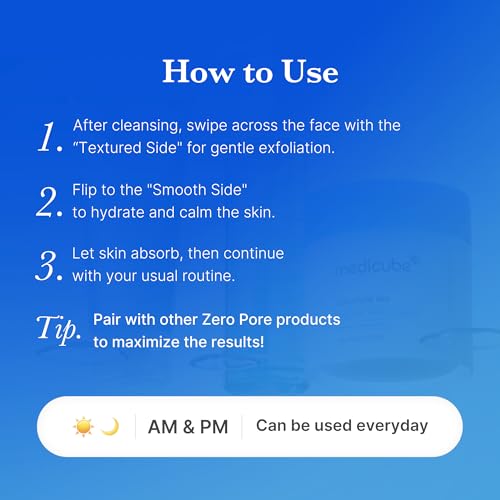 Medicube Zero Pore Pad 2.0 Toner Pads – Exfoliation & Pore Care