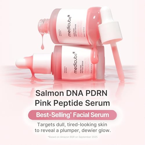 Medicube PDRN Pink Peptide Serum with Salmon DNA – Hydrating Korean Face Serum