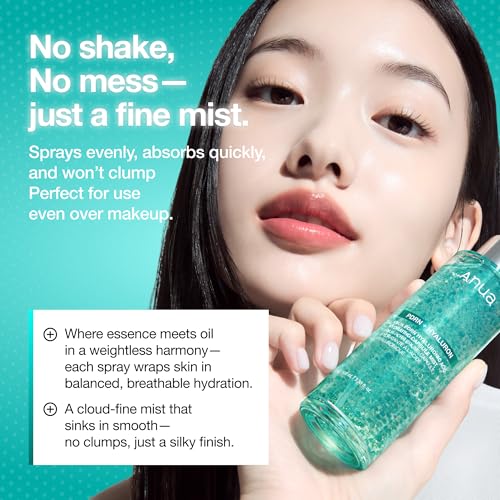 Anua PDRN Collagen Glow Facial Serum Spray – Hydrating Korean Skincare 3.38 fl oz