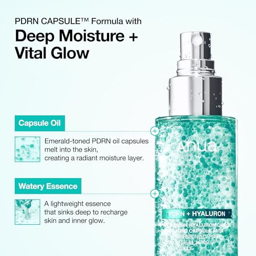Anua PDRN Collagen Glow Facial Serum Spray – Hydrating Korean Skincare 3.38 fl oz