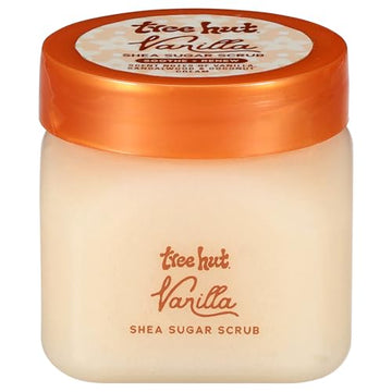 Tree Hut Mini Vanilla Sugar Body Scrub – Travel Size Exfoliating Scrub 3.4 oz