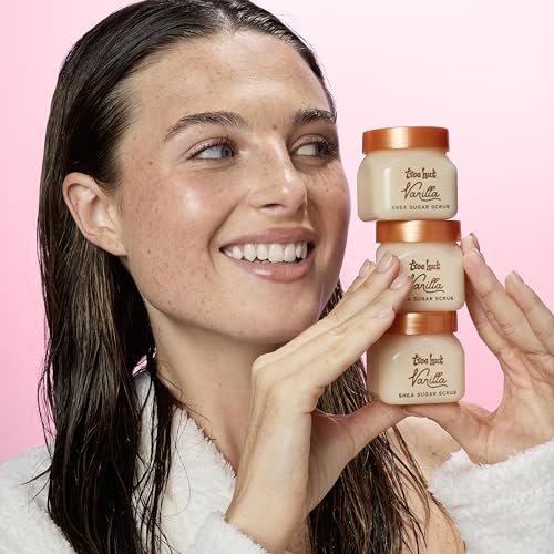 Tree Hut Mini Vanilla Sugar Body Scrub – Travel Size Exfoliating Scrub 3.4 oz