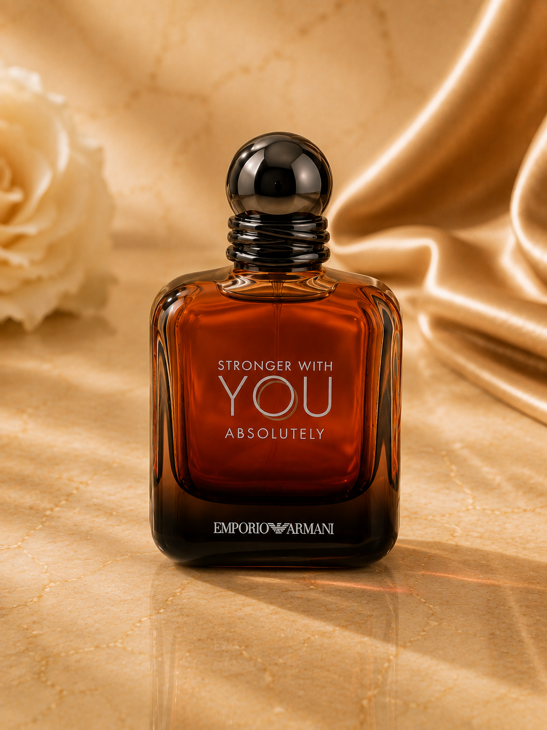 Emporio Armani Stronger With You Absolutely Parfum | Luxury Men's Long-Lasting Fragrance 100ml