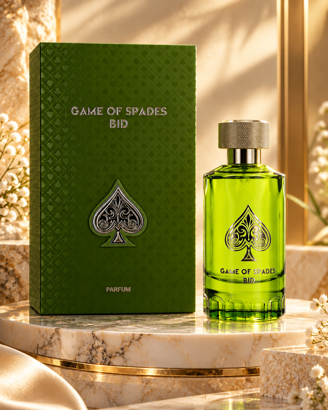 Game of Spades BID Men’s Parfum 100ml / 3.4 oz – Green Bottle – New & Sealed