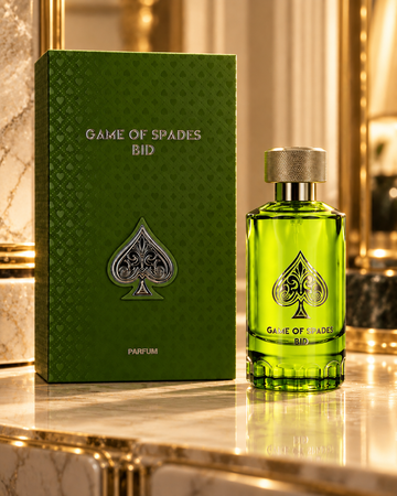 Game of Spades Bid Parfum for Men – Green 3.4 oz Fragrance – New in Box