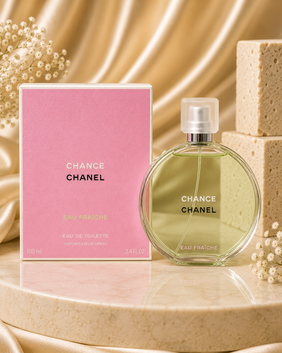 CHANEL CHANCE EAU FRAÎCHE Eau de Toilette Spray 100ml – Women’s Luxury Fragrance