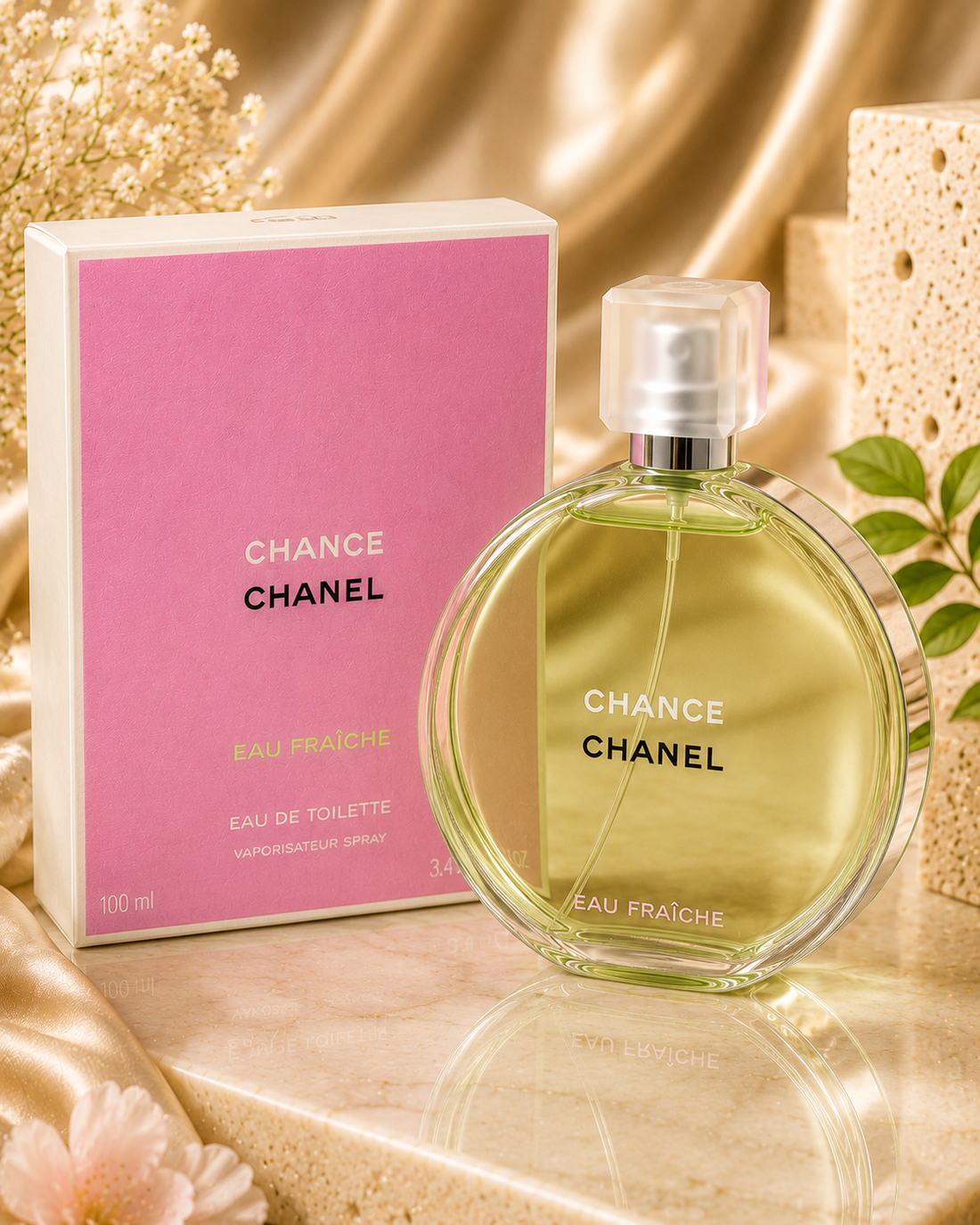 CHANEL CHANCE EAU FRAÎCHE Eau de Toilette Spray 100ml – Women’s Luxury Fragrance