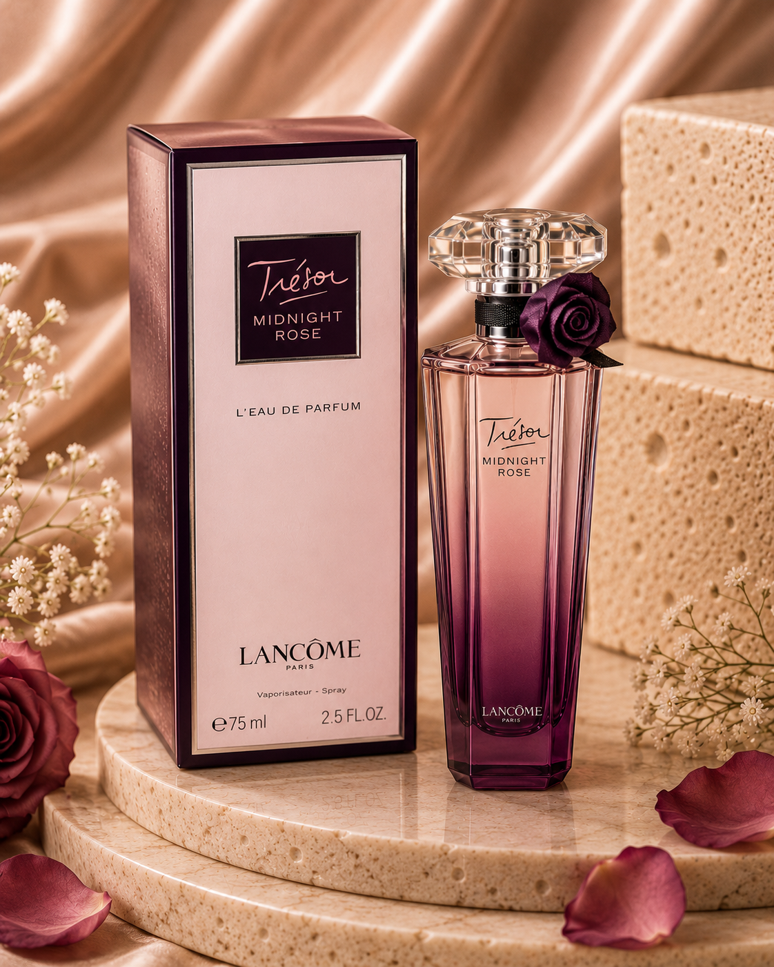 Lancôme Trésor Midnight Rose L’Eau de Parfum 75ml – Women’s Luxury Fragrance