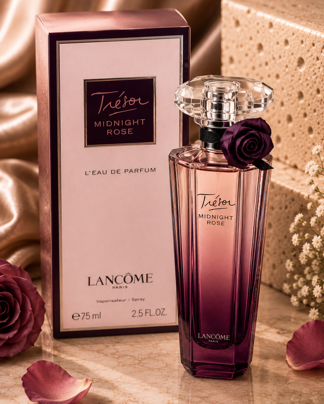 Lancôme Trésor Midnight Rose L’Eau de Parfum 75ml – Women’s Luxury Fragrance
