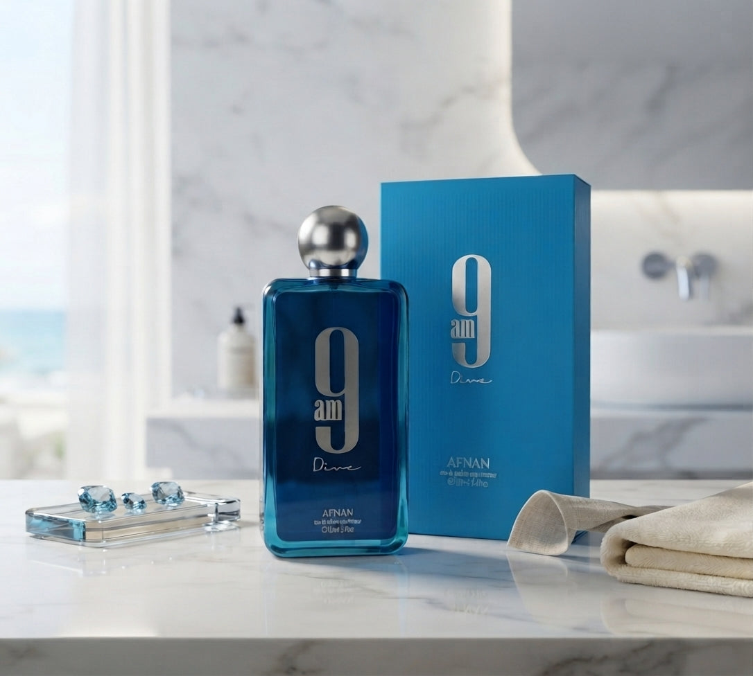 Afnan 9 AM Dive Eau de Parfum for Unisex - 100ml | Fresh Aquatic Fragrance