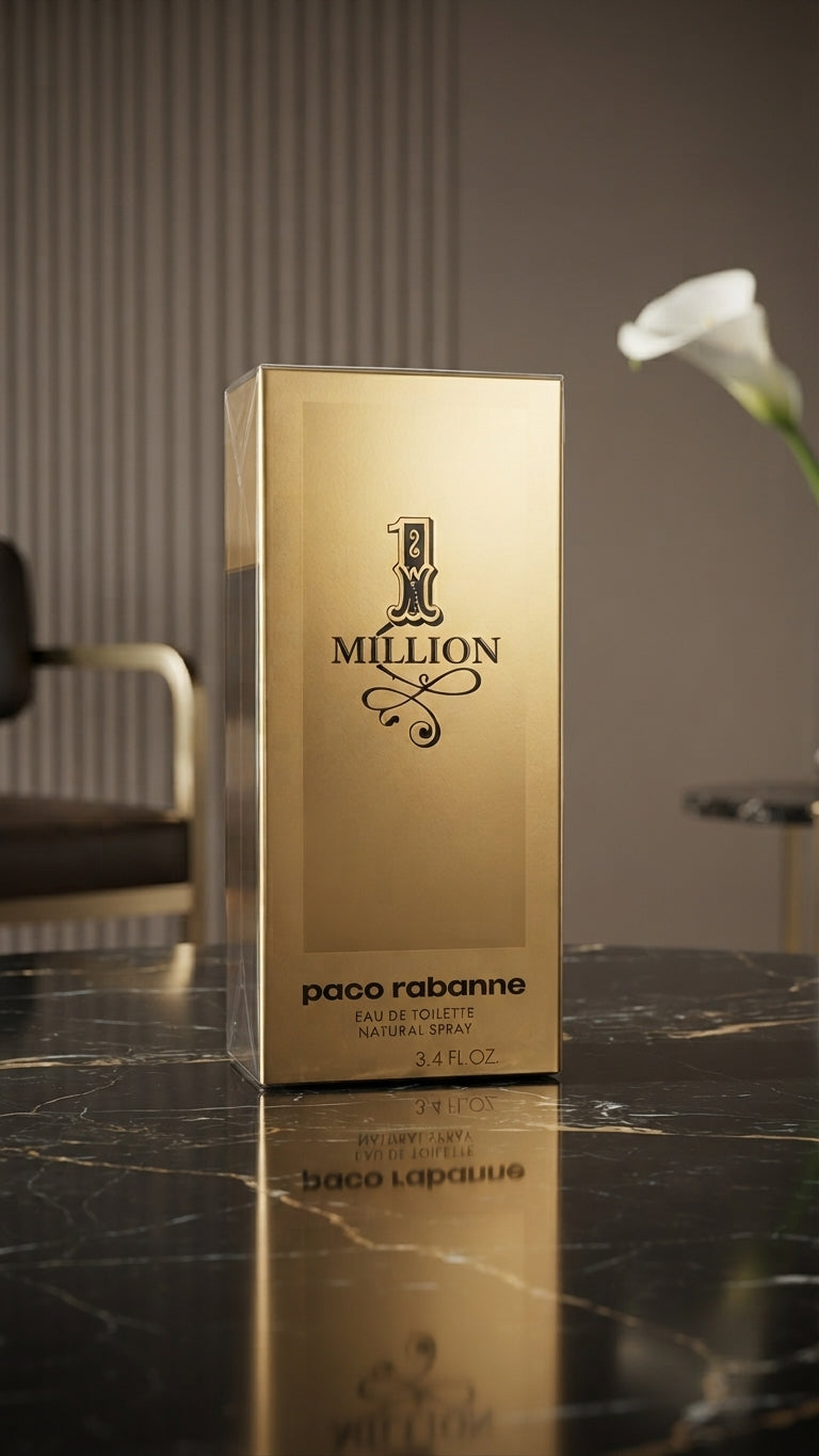 Paco Rabanne 1 Million EDT Spray 100ml 3.4oz – Luxury Men’s Designer Cologne