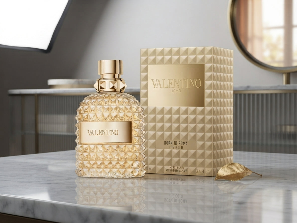 Valentino Uomo Born In Roma The Gold Eau de Toilette | 3.4 oz / 100 mL Spray