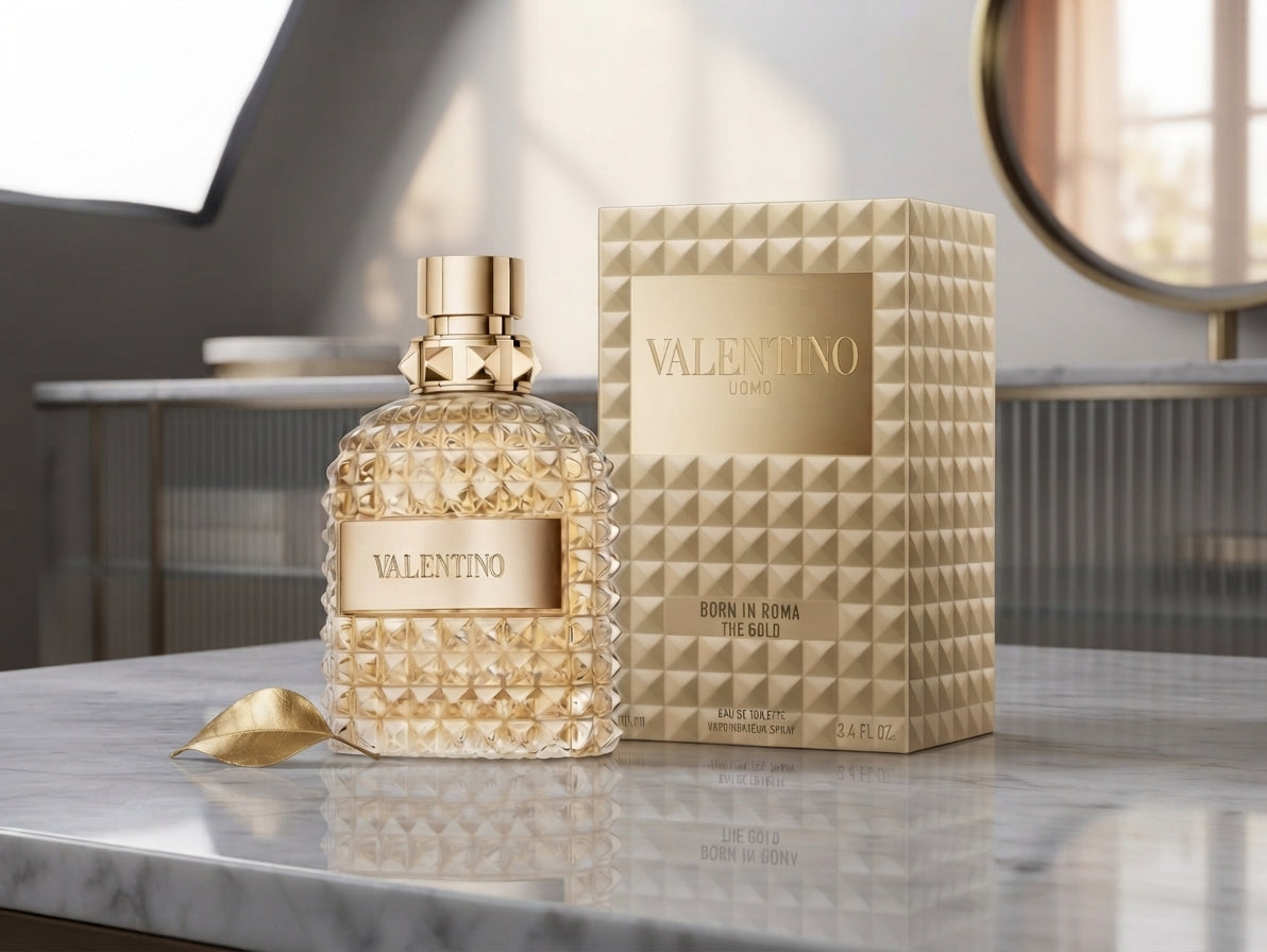 Valentino Uomo Born In Roma The Gold Eau de Toilette - 3.4 oz Spray