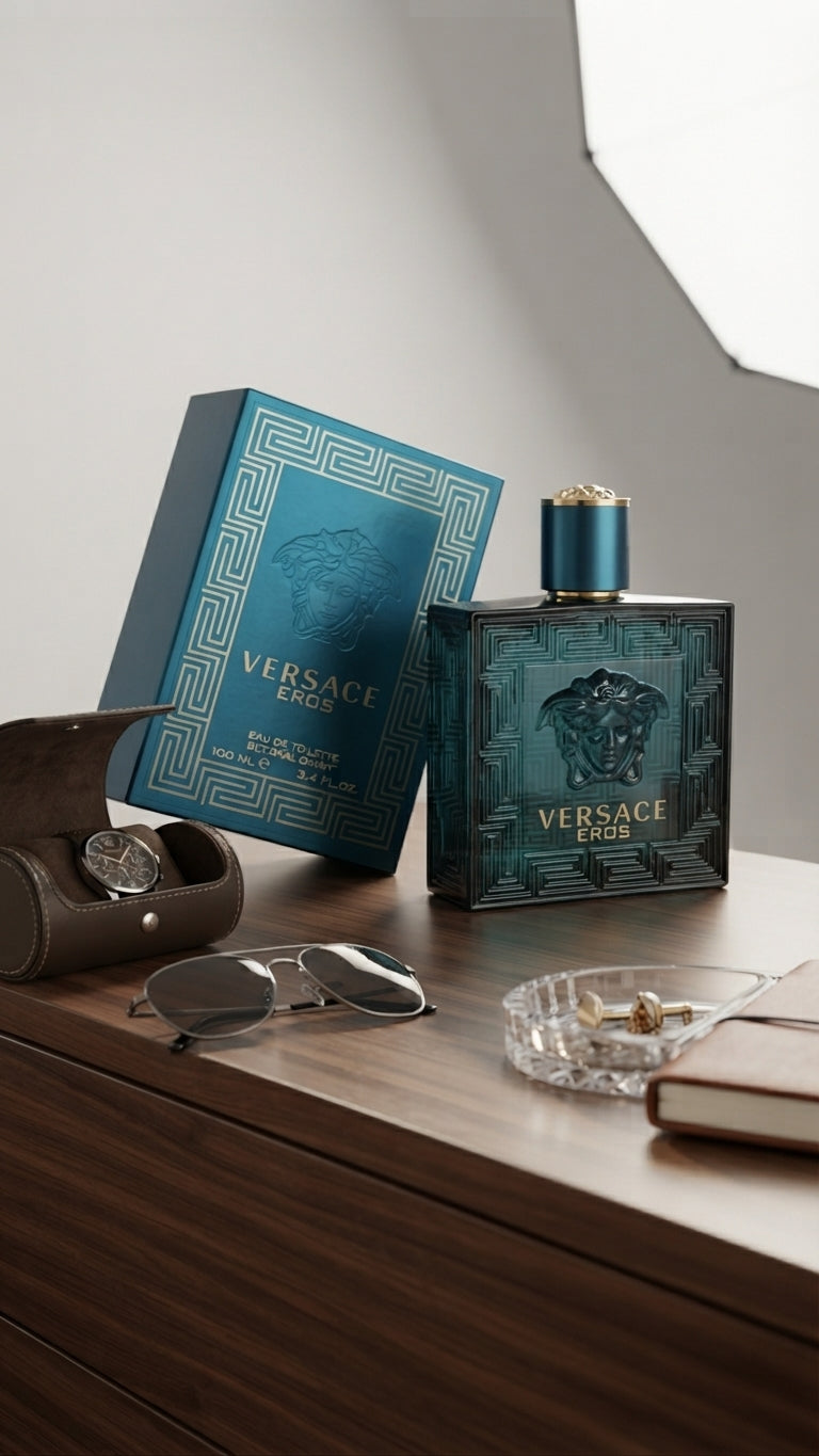 Versace Eros Eau de Toilette | 3.4 fl. oz. / 100 ml Men's Fragrance