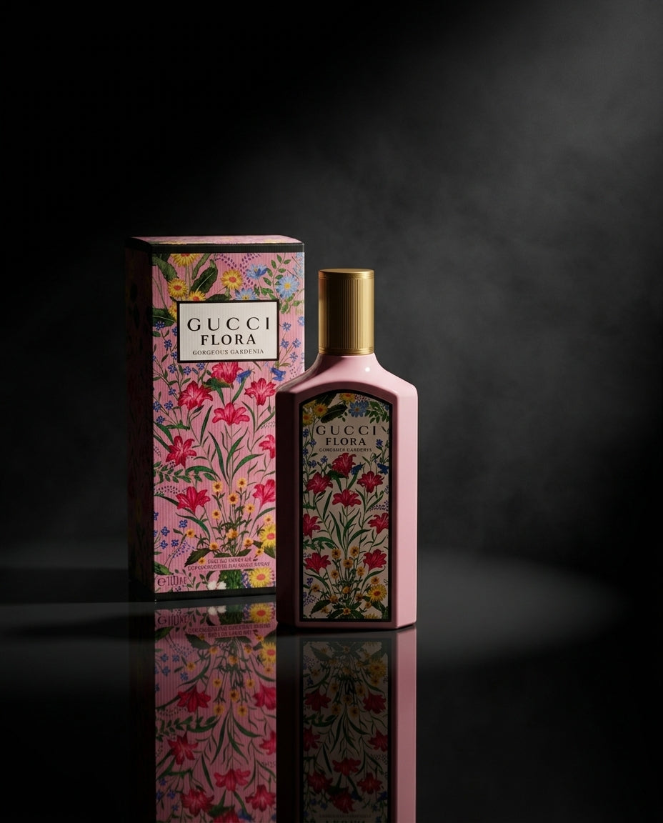 Gucci Flora Gorgeous Gardenia EDP – Designer Luxury Floral Perfume for Women (100ml)