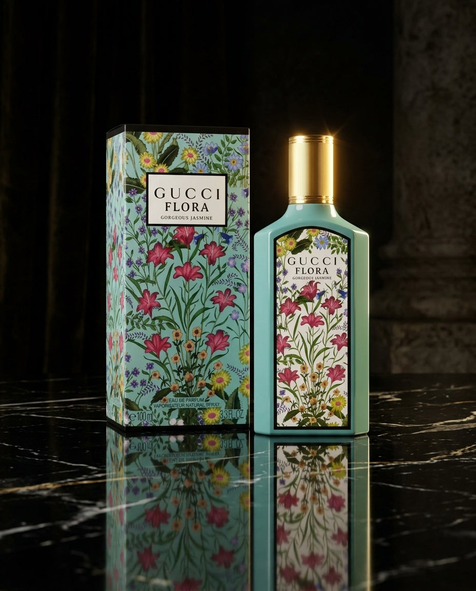 Gucci Flora Gorgeous Jasmine Eau de Parfum 3.3 oz 100 ml Perfume for Women