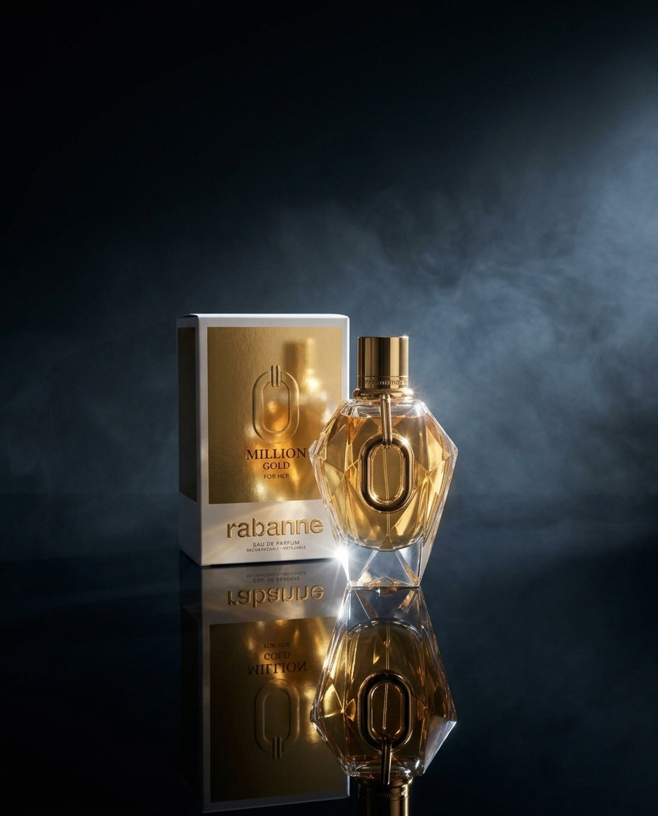 Million Gold by Paco Rabanne Eau de Parfum 3 oz Refillable Fragrance Spray