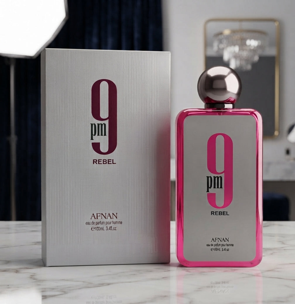 Afnan 9PM Rebel Eau de Parfum for Men - 100ml | Long-Lasting Fragrance