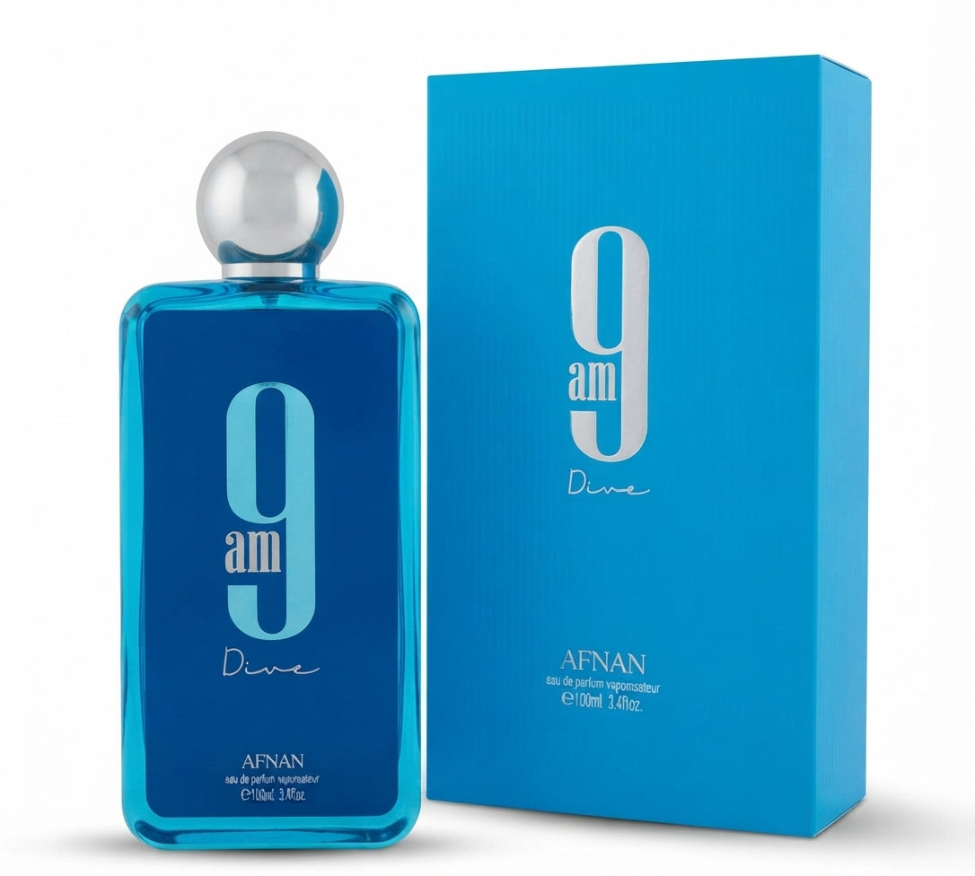 Afnan 9 AM Dive 100ml EDP | Long-Lasting Fresh Daily Scent