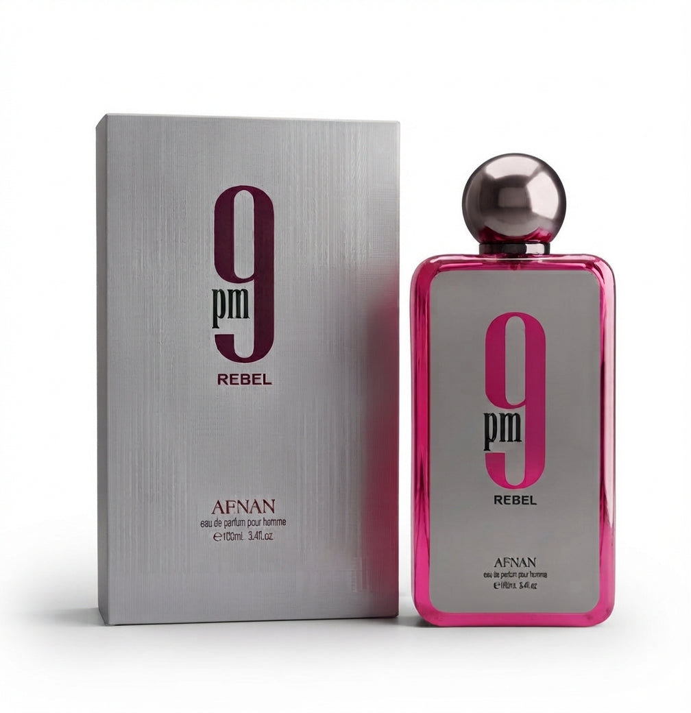 Afnan 9PM Rebel Eau de Parfum for Men - 100ml | Long-Lasting Fragrance