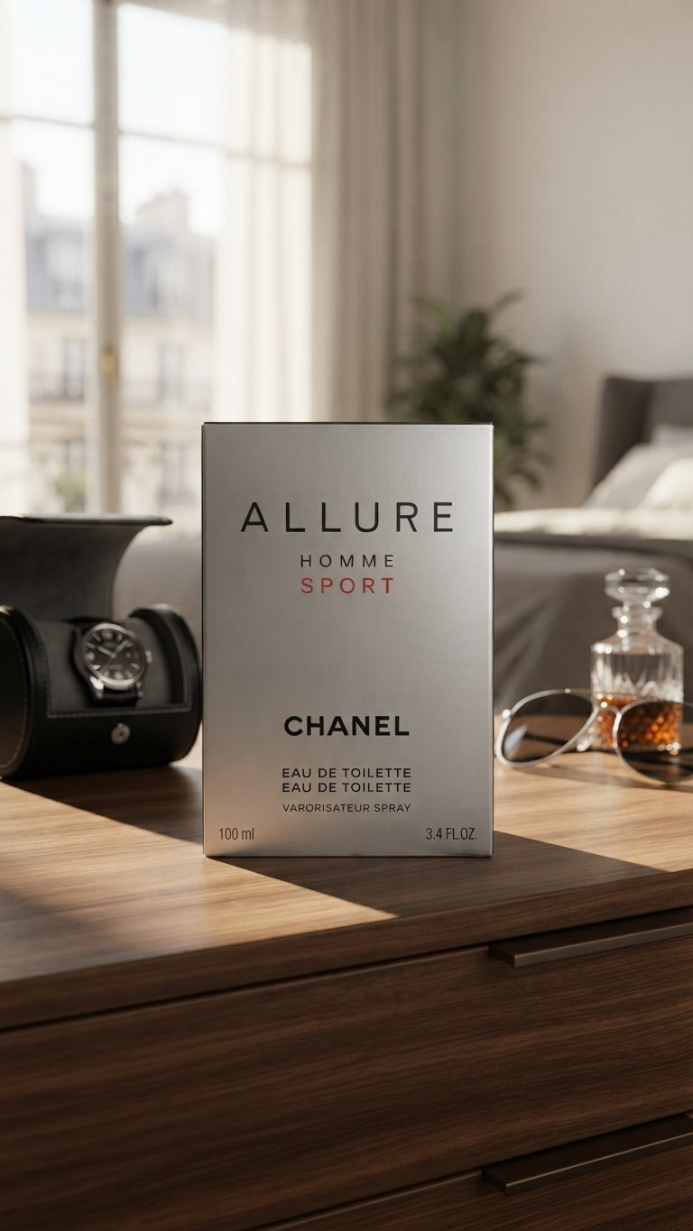 Chanel Allure Homme Sport Eau de Toilette – 100 ml / 3.4 fl. oz. Men's Fragrance