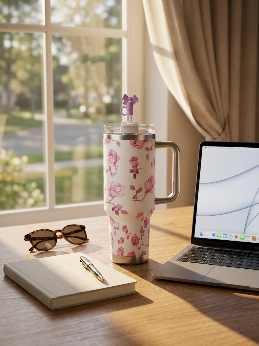 Stanley x LoveShackFancy Rosa Limited Edition 40 oz Quencher Tumbler – photo 3