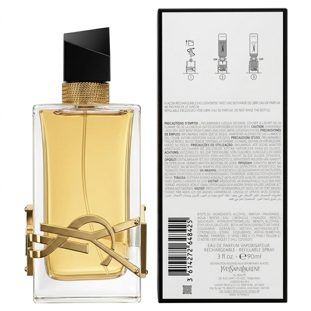 Yves Saint Laurent Libre Eau de Parfum 3 oz / 90 ml – Full Size