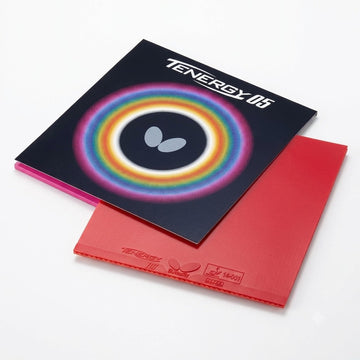 Original Butterfly Tenergy 05 Ping Pong Rubber Sheet | Red - 2.1mm