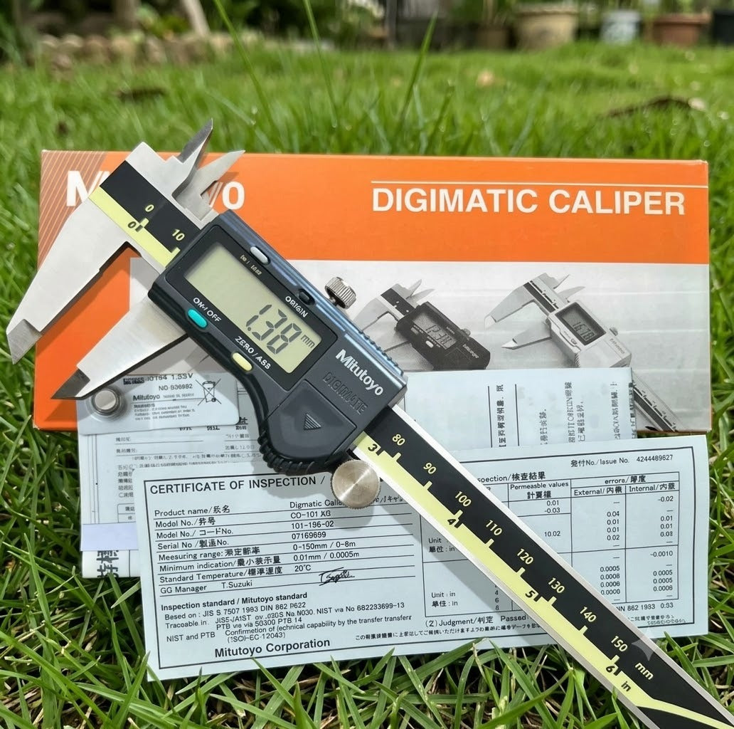 Mitutoyo 500-196-30 Absolute Digital Caliper 150mm (6 Inch) – Precision Electronic Measuring Tool