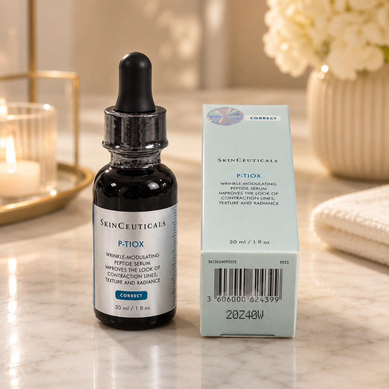 SkinCeuticals P-TIOX Advanced Peptide Anti-Wrinkle Serum 30ml / 1 fl oz – New & Sealed