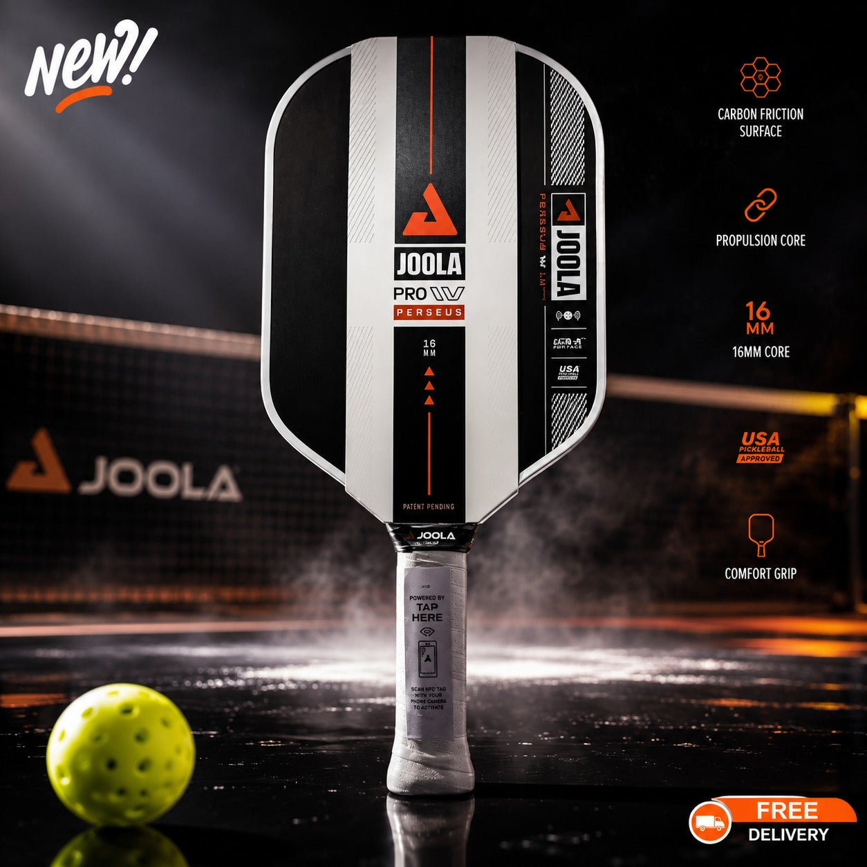 JOOLA Perseus Pro IV 16mm Pickleball Paddle by Ben Johns – USA STOCK – New