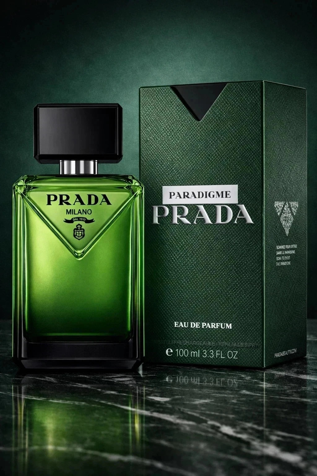 Prada Paradigme Eau de Parfum for Men 100ml (3.3 oz) Luxury Designer Fragrance – Brand New & Sealed