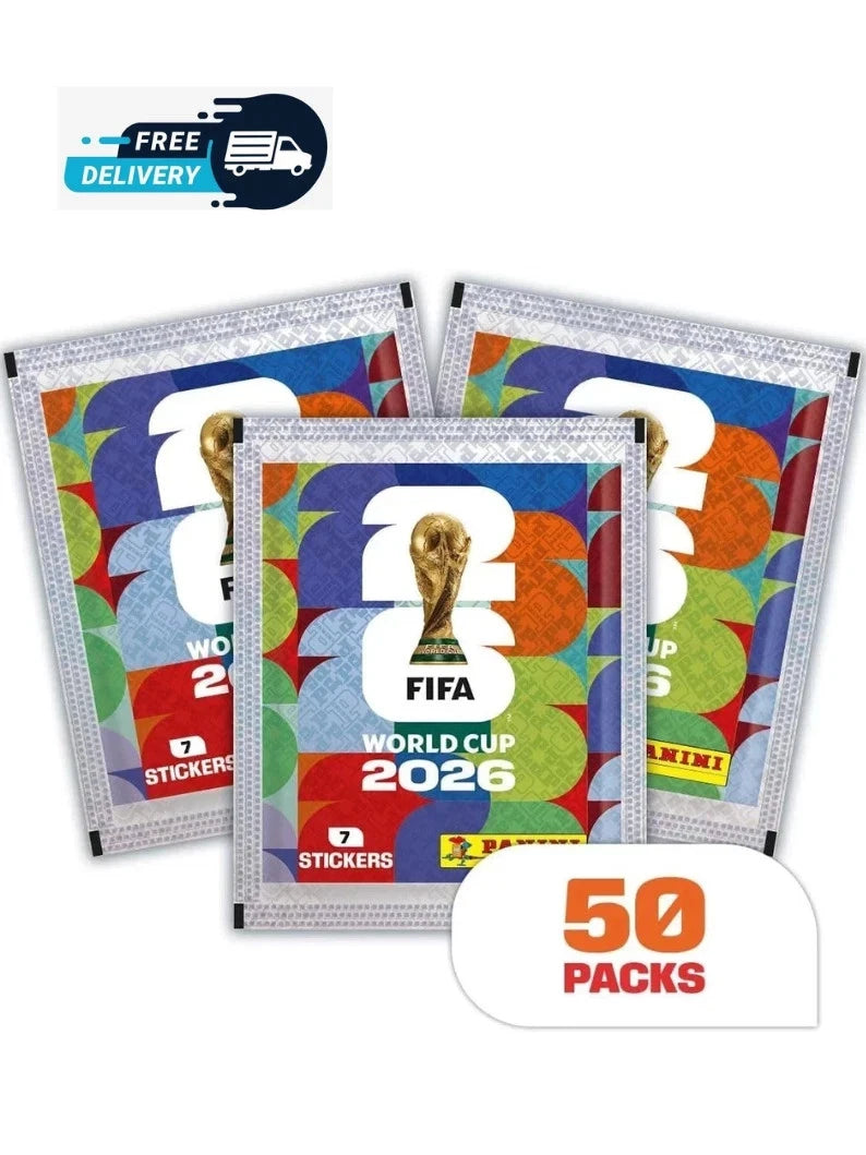 FIFA World Cup 2026 Panini Sticker Collection Box 50 Packs 350 Stickers US