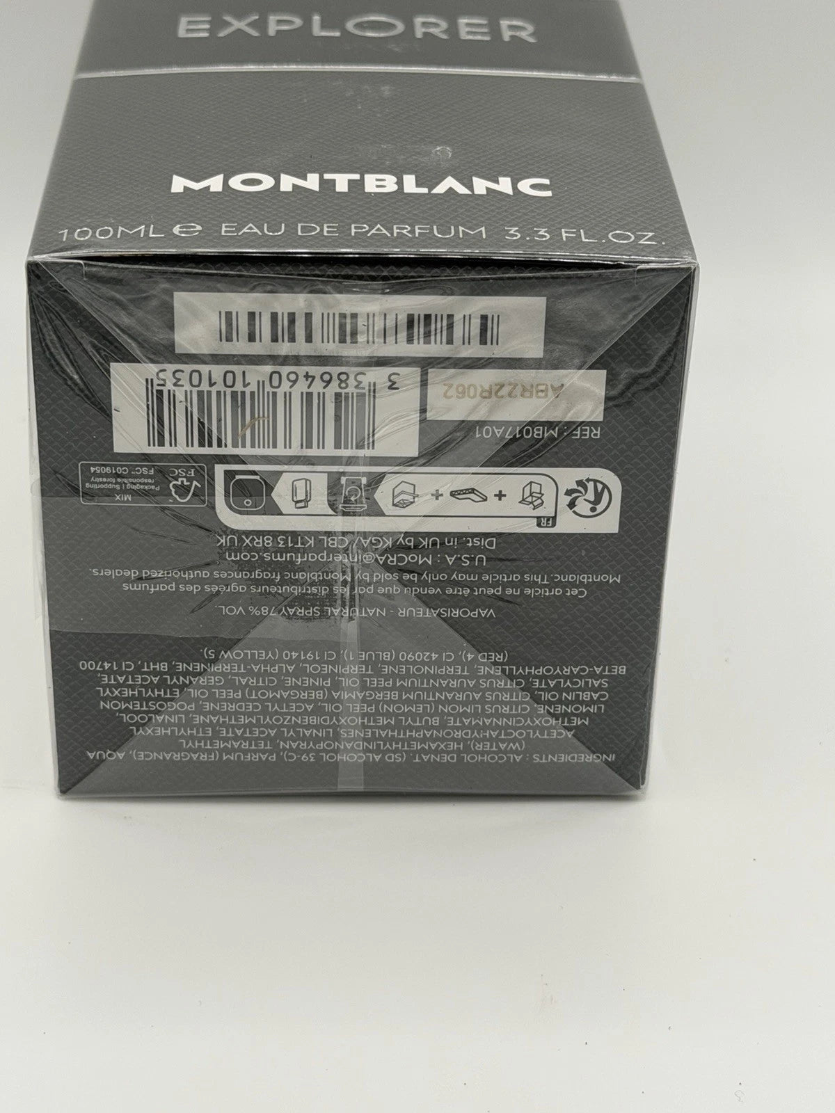 Montblanc Explorer Eau de Parfum Spray for Men – 100ml / 3.3 oz Original Fragrance