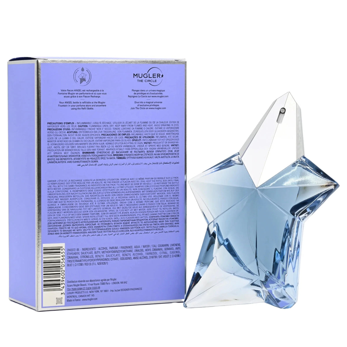 Thierry Mugler Angel Eau de Parfum 1.7 oz / 50 ml Star Bottle