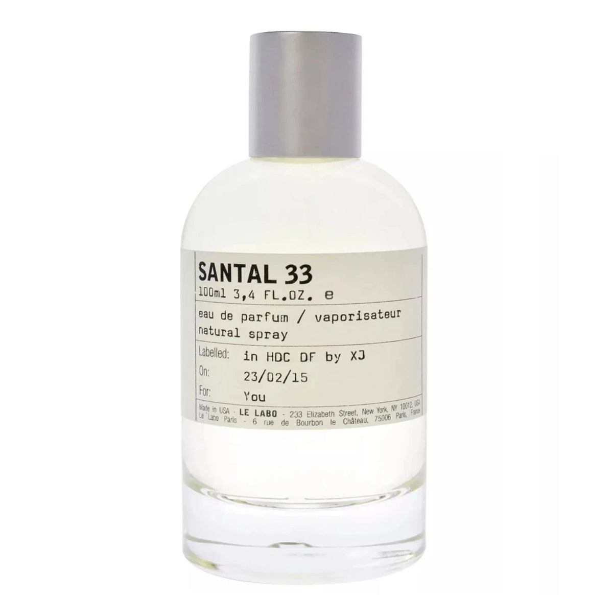 Le Labo Santal 33 Eau de Parfum 3.4 oz / 100 ml Unisex Fragrance New in Box